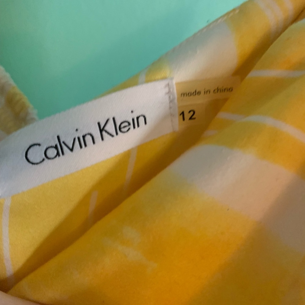 Women’s Calvin Klein yellow dress